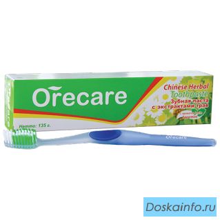Зубная паста 'Orecare' с экстрактами китайских целебных трав