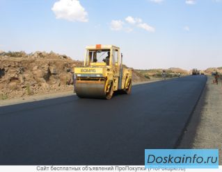 Асфальтирование дорог асфальтовой крошки брусчатки