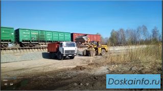 Перевалка сыпучих грузов (жд тупик), г. Новозыбков, Брянская обл., РФ