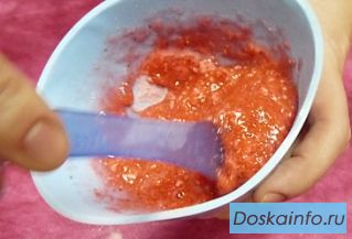 Купить маску - желе с земляникой 