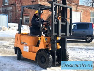Дизельный погрузчик бу Mitsubishi 1,5 т. FD 15