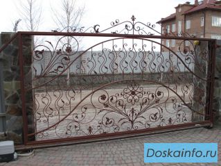 Купить кованые ворота хорошая цена в Москве