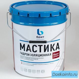 Гидроизоляционная мастика БРИТ-кровля