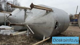 Емкости нержавеющие, объем -19 куб.м., вертикальные