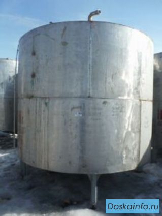 Емкости нержавеющие, объем -10 куб.м., вертикальные