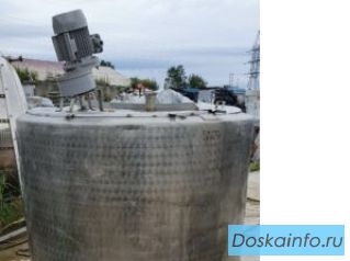 	Емкость нержавеющая, объем 0,4 куб.м., рубашка, термос, эл. нагрев, мешалка
