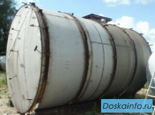 Емкость нержавеющая, объем -40 куб.м., горизонтальная