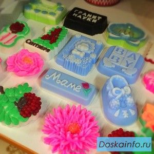 Мыло ручной работы в ассортименте