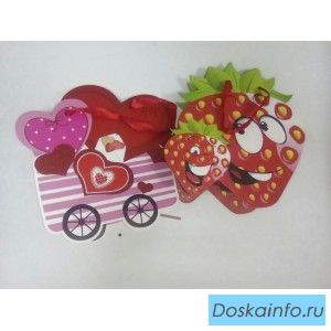 Сумочка картон фигурный (25*25 см)