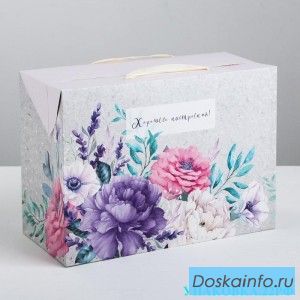 Подарочный пакет-коробка