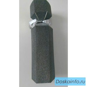 Подарочная коробка трансформер окно с ручками в ассортименте.