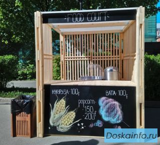 Деревярные киоски для мероприятий в аренду