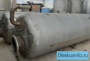 Емкость нержавеющая, объем — 6 куб. м., вертикальная