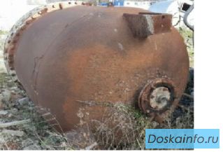 Сборник эмалированный, объем — 2 куб.м., с паровой рубашкой
