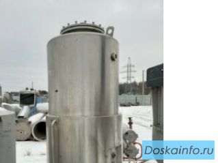 Емкость нержавеющая (деаэратор) , объем — 1 куб. м., вертикальная, рубашка, термос, инв 1244