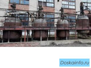 Реактора нержавеющие, объем — 3,2 куб.м., с рубашкой, мешалкой