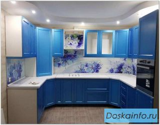 Изготовление фартуков из стекла для кухни, Калининград