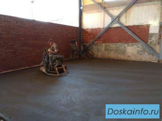 Бетонные полы с топпингом под ключ за 24 часа
