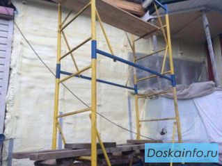 Утепление ППУ и гидроизоляция ангаров, помещений, домов в Хабаровске