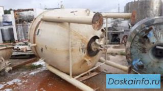 Сборник эмалированный с рубашкой, объем — 2,5 куб.м.