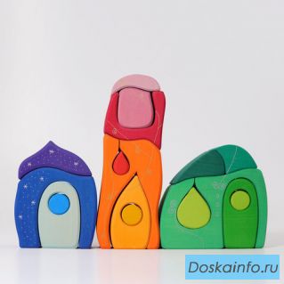 Детский деревянный конструктор