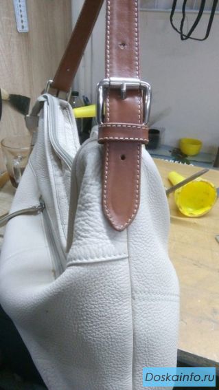 Изготовление кожаных ручек для сумок
