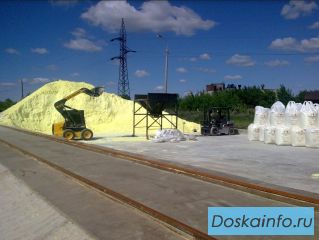 Сера комовая гост 127.1-93, навалом и в мкр