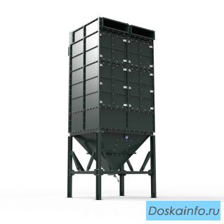 Фильтр рукавный СРФ22х2Т производительностью 14 000м3/ч.