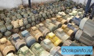 Покупаем электромоторы бу, демонтаж и вывоз старых электромоторов б/у на металлоло