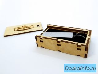 Оригинальная подарочная коробочка-футляр для USB-флешки ТЕЛАМОН.