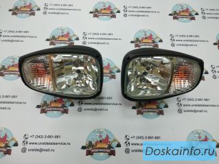 Фара основного освещения UDS-004 (Volvo, JCB, Hidromek, Terex) Заднее крепление