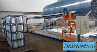 Станок намоточный для изготовления стеклопластиковых трубных заготовок