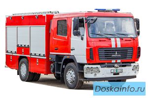 Автоцистерна пожарная АЦ 3,7-50 МАЗ-5340С2
