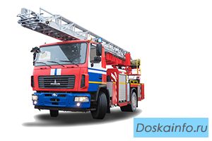Автолестница пожарная АЛ-30 МАЗ-5340В2