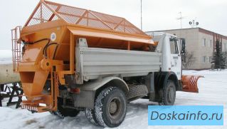 Пескоразбрасыватель на МАЗ 5550 / ЗИЛ (10 т.)