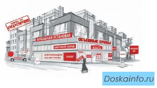 Наружная реклама. Все виды рекламы.