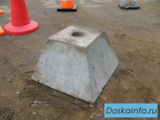 Фундамент под дорожные знаки на автомобильных дорогах