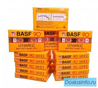 Новые аудиокассеты запечатанные BASF LH extra I 90