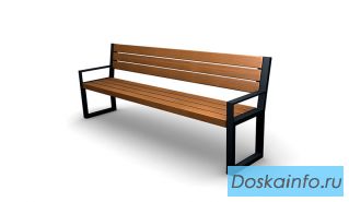 Металлические скамейки