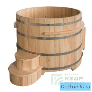 Производим и продаём  бани-бочки, фито-бочки и др. бондарные и слесарные изделия из сибирского кедра