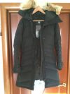 Куртка пуховик новый canada goose 46 м женская парка черная копия люкс