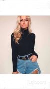 Водолазка новая diane funsterberg 44 46 s m черная вискоза мягкая женская оригинал блуза блузка
