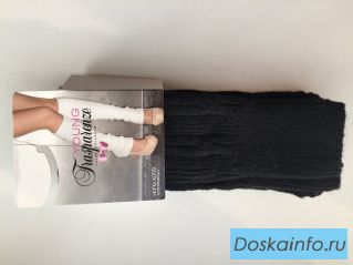 Гетры новые trasparenze 42 44 46 48 u s m l черные вязаные шерсть рукава гольфы чулки колготки носки