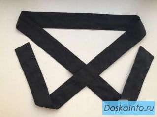 Пояс лента ткань черная аксессуар на волосы голову ремень 12 см ширина украшение бижутерия мода стил