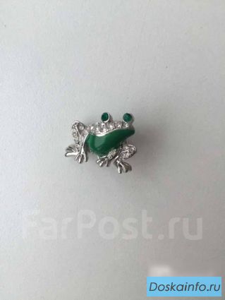 Брошь лягушка бижутерия стразы сваровски swarovski украшение аксессуар подарок подарки брошка мода с