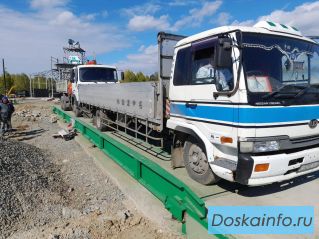 Автомобильные весы 80-18 на поверхности - АСП