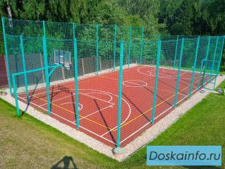 Резиновое покрытие для спортивных площадок