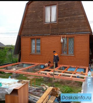 Строим крыши заборы дачние домики дома с нуля 