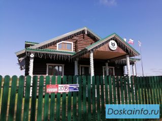 Продается большой коттедж из сосны на берегу реки Онеги в Архангельской области