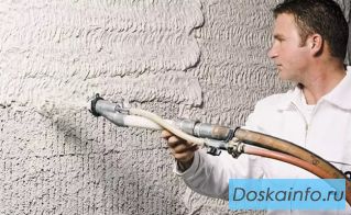 Услуги механической штукатурки стен и стяжки пола от фирмы «Машина Мастер»